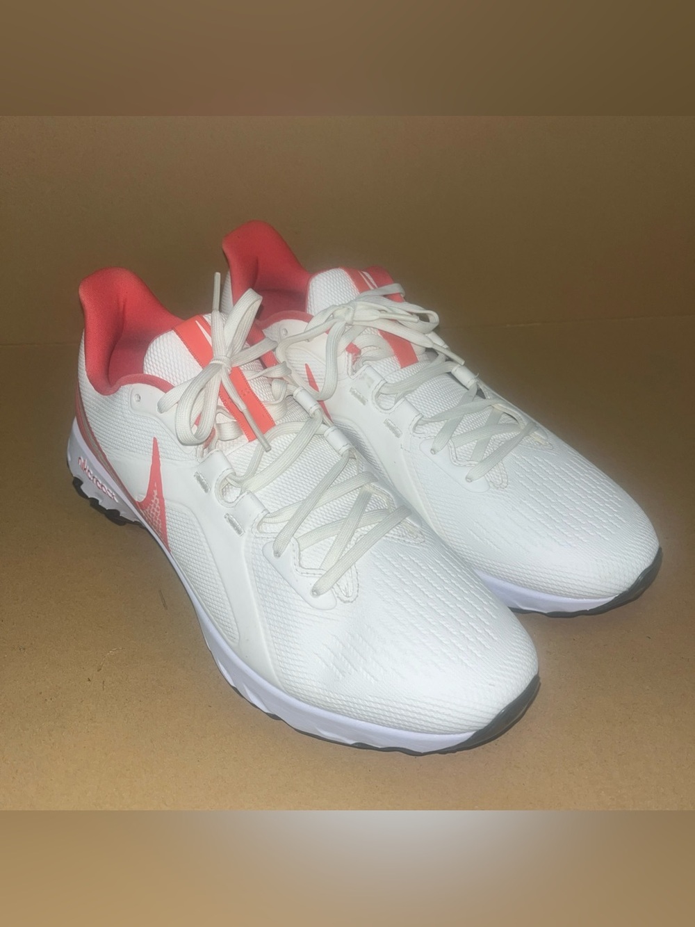 Nike React Infinity Pro White Magic Sail Ember Golf Shoes CT6620-104 Mens 11 New